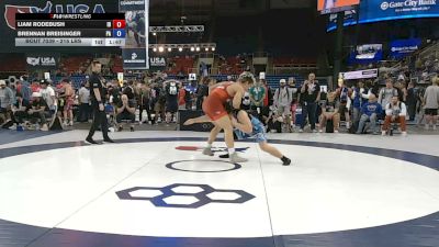 215 lbs Cons. Sub-semis - Liam Rodebush, Idaho vs Brennan Breisinger, Pennsylvania