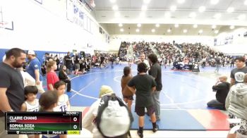 81 lbs Round 1 - Claire Chang, LAWC vs Sophia Soza, Madera Grapplers