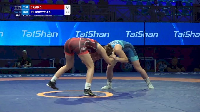 57 kg Qualif. Sevval Cayir, Turkiye vs Alina Filipovych, Ukraine