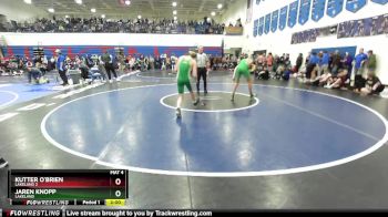 126 lbs Champ. Round 2 - Kutter O`Brien, Lakeland 2 vs Jaren Knopp, Lakeland