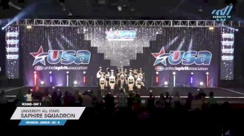 University All Stars - Saphire Squadron [2023 L1 Junior - D2 - B Day 1] 2023 USA All Star Super Nationals