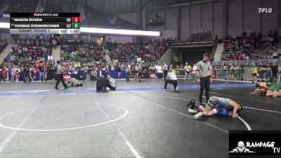 92 lbs Champ. Round 1 - Thomas Steinkirchner, Slyfox vs Mason Rivera, Topeka Blue Thunder