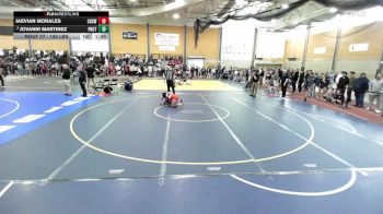 126 lbs Round Of 16 - Jaevian Morales, Cranston West vs Jovanni Martinez, Ponaganset