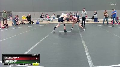 160 lbs Round 7 (10 Team) - Nolen Baker, Terps Xpress vs Lawson Ayers, Machine Shed