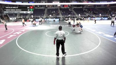 I-285 lbs Cons. Round 3 - Nicolas Mello, Christian Brothers Academy vs Erick Mejia Zavala, Amityville