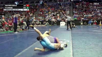 1A-132 lbs Cons. Round 4 - Matthew Mintle, Lynnville-Sully vs Ty Strode, Nodaway Valley