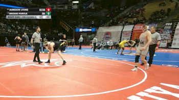 190 Class 3 lbs Cons. Round 2 - Jameson Lyons, Belton vs Brodie Purtle, St. Michael The Archangel