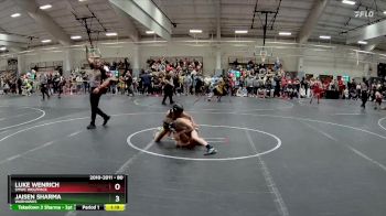 80 lbs Round 1 - Jaisen Sharma, Warhawks vs Luke Wenrich, SMWC Wolfpack