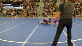 85 lbs Champ. Round 2 - Jaxon Randall, Jesup Mat Club vs William Houle, Forest Lake