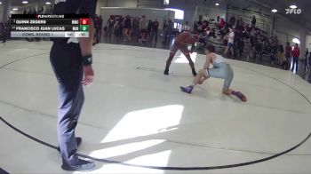 135 lbs Cons. Round 1 - Quinn Zegers, Milford Wrestling Club vs Francisco Juan Lucas, Madison