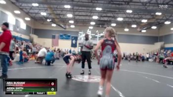 68 lbs Semifinal - Aria Bushaw, Carolina Reapers vs Aiden Smith, Gaston Grizzlies