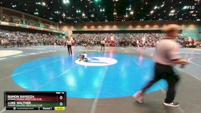 48-52 lbs Round 1 - Luke Walther, Carson Bulldog Wrestling Club vs Ramon Raygoza, Spanish Springs Wrestling Club