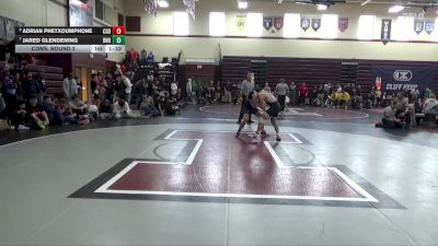 138 lbs Cons. Round 2 - Adrian Phetxoumphone, Clarion-Goldfield-Dows vs Jared Glendening, Burlington Notre Dame