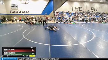 96 lbs Cons. Round 2 - Eldon Jones, Sanderson Wrestling Academy vs Eugene Holt, Uintah