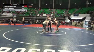 6A 285 lbs Cons. Round 3 - Pratt Johnsey, Athens vs Grayson Hester, Fort Payne