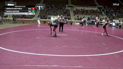 1-5A 107 Quarterfinal - Sarah Gaither, Dadeville High School vs Addalyn Mayfield, Cleburne County