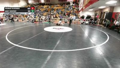 175 lbs Cons. Round 4 - Andy Weipert, Green River vs Thomas Elizondo, Mountain View