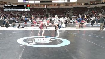 4A 126 lbs 3rd Place Match - Mythias Layton, Belen vs Flores Mark, Silver