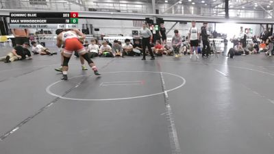 175 lbs Finals (8 Team) - Dominic Blue, Team Shutt B Team vs Max Wirnsberger, Freakztyle Wrestling