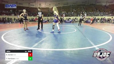 96 lbs Consolation - Armond Goree, Raw Wrestling Club vs Tripp Hardison, Verdigris Youth Wrestling