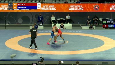 72 kg Repechage - Alejandro Sancho, USA vs Kuldeep Malik, IND
