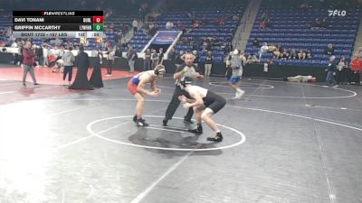 157 lbs Consi Of 32 #2 - Davi Tonani, Burlington vs Griffin McCarthy, Lynnfield/N.Reading