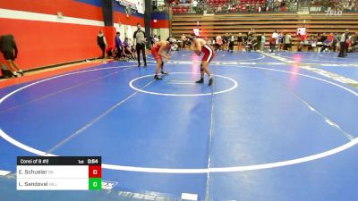 150 lbs Consi Of 8 #2 - Ethan Schueler, Sand Springs HS vs Luis Sandoval, Hilldale