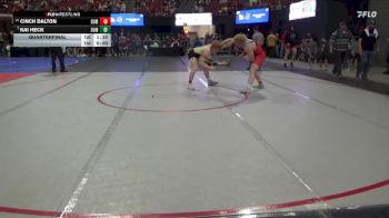 182 lbs Quarterfinal - Kai Heck, Colstrip Wrestling Club vs Cinch Dalton, Cody Wrestling Club