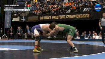 197 lbs 1st Place Match - Mohammad Talebi, NYU vs Josh Stahl, York (PA)
