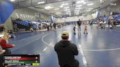 49-51 lbs Round 3 - William Rosas, Sanderson Wrestling Academy vs Tucker Gneiting, Aviator Wrestling Club