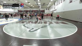 100 lbs Semifinal - Jackson Dudley, Centurion vs Alex Veljkovic, Este Built WC