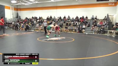 206-215 lbs Round 4 - Hudson Herboldsheimer, Lisbon vs Jake Thompson, Cedar Rapids Kennedy