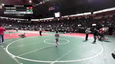 85 lbs Champ. Round 2 - Isaac Usher, MON1 vs Evan Tanner, WSW1