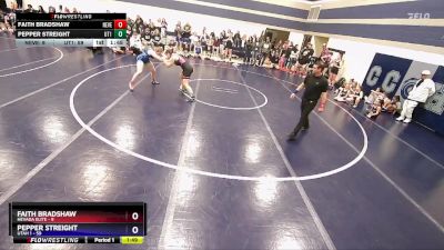 155 lbs Round 2 (6 Team) - Faith Bradshaw, Nevada Elite vs Pepper Streight, Utah 1