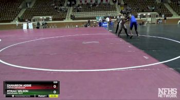220 lbs Cons. Semi - Zamareon Addie, Carver Birmingham vs Mykah Wilson, Brewbaker Tech