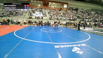 U23 Women - 59 lbs Cons. Round 2 - Ruby Jo Henson, MO vs Carmella Foley, CA