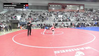 U23 Women - 55 lbs Cons. Round 2 - Brooklyn Hermel, NC vs Chloe Herrick, MO