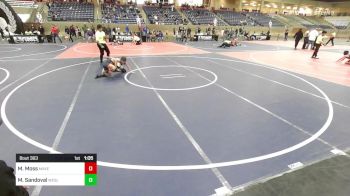 70 lbs Rr Rnd 5 - Miguel Sandoval, Wesley WC vs McKinley Moss, Maverick Elite Wrestling