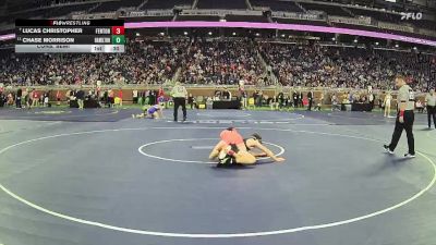 D2-120 lbs Cons. Semi - Lucas Christopher, Fenton HS vs Chase Morrison, Hamilton HS