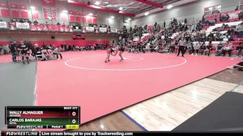 138 lbs Cons. Round 3 - Carlos Barajas, Royal vs Wally Almaguer, Granger