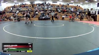 175 lbs Quarterfinal - Javonta Walker, Canton McKinley vs Craig Campbell, Green