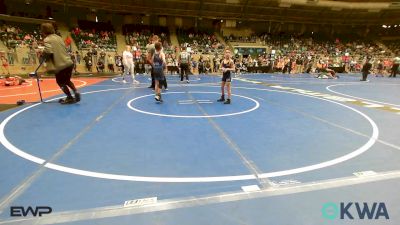 52 lbs Quarterfinal - Colton Murrell, Team Tulsa Wrestling Club vs Maverick Lee-degraffenreid, Checotah Matcats