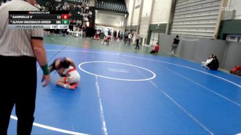 128-135 lbs 7th Place Match - Aliviah Mausbach-Green, Nebraska Wrestling Academy vs Gabrielle V, Lexington