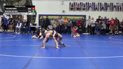 165 lbs Quarterfinal - Blaine Rees, Washington vs Blayke Heying, Benton Community