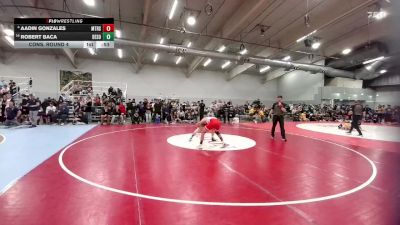 132 lbs Cons. Round 4 - Aadin Gonzales, Montrose vs Robert Baca, Denver South