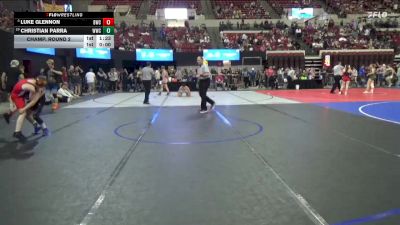 78 lbs Champ. Round 2 - Luke Glennon, Billings Wrestling Club vs Christian Parra, Worland Wrestling Club