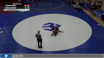 157 lbs Quarterfinal - Jovanni Greco, Ohio Northern University vs Aiden Sanders, Roanoke College
