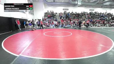 106 lbs Quarterfinal - Adrian Pacheco, Vista Peak vs Nester Pino, Holy Family