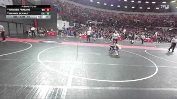 60 lbs Cons. Round 3 - Oaklee Schaaf, Lancaster Wrestling Club vs Kamden Frailing, Winneconne