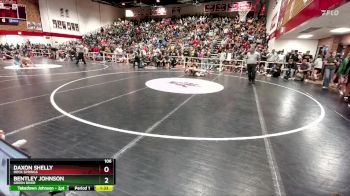 106 lbs Champ. Round 2 - Daxon Shelly, Rock Springs vs Bentley Johnson, Green River